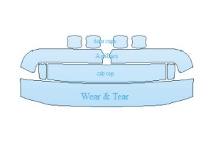2027 FORD BRONCO WILDTRAK 4 DOOR COMMON WEAR AREA KIT