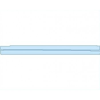 PAINT PROTECTION KIT - 2020 PORSCHE CAYENNE BASE WITH SPORTDESIGN PKG. COUPE ROCKER PANELS - PRECUT PPF CLEAR BRA WRAP