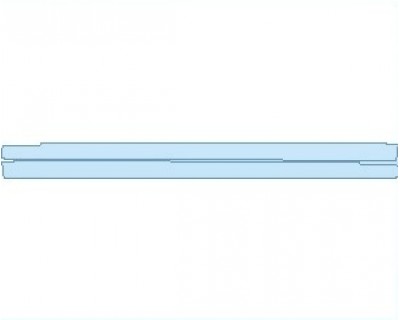 PAINT PROTECTION KIT - 2020 PORSCHE CAYENNE BASE WITH SPORTDESIGN PKG. COUPE ROCKER PANELS - PRECUT PPF CLEAR BRA WRAP