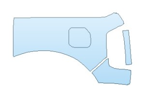 2027 FORD BRONCO BIG BEND 4 DOOR REAR QUARTER PANEL LEFT SIDE