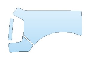 2027 FORD BRONCO BIG BEND 4 DOOR REAR QUARTER PANEL WITH WHEEL WELL (WRAPPED EDGES) RIGHT SIDE