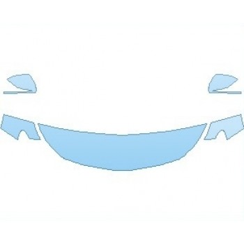 Precut PPF Kit – Clear Bra Paint Protection Film PAINT PROTECTION KIT - 2022 MERCEDES E CLASS AMG E 63S SEDAN HOOD 18 INCH (WRAPPED EDGES) - PRECUT PPF CLEAR BRA WRAP