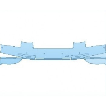 2022 AUDI S8 L REAR BUMPER WITH SENSORS