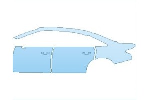 2026 AUDI A8 L WITH SPORT EXTERIOR STYLING REAR QUARTER PANEL & DOORS LEFT SIDE