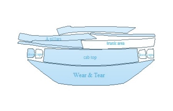 Precut PPF Kit – Clear Bra Paint Protection Film PAINT PROTECTION KIT - 2026 AUDI A8 L WITH SPORT EXTERIOR STYLING COMMON WEAR AREA KIT - PRECUT PPF CLEAR BRA WRAP