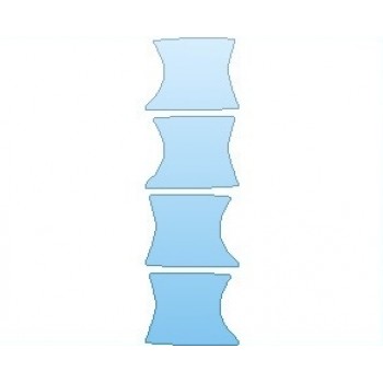 PAINT PROTECTION KIT - 2025 TOYOTA SIENNA LIMITED DOOR CUPS IN CUP DESIGN - PRECUT PPF CLEAR BRA WRAP