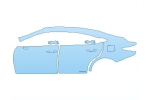 2021 LEXUS ES 300H LUXURY REAR QUARTERS AND DOORS LEFT