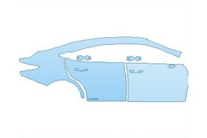 2021 LEXUS ES 300H LUXURY REAR QUARTERS AND DOORS RIGHT
