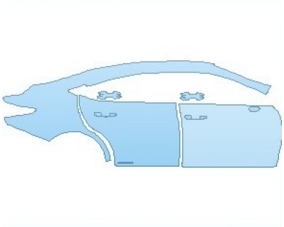 PAINT PROTECTION KIT - 2025 LEXUS ES 300H LUXURY REAR QUARTERS & DOORS RIGHT - PRECUT PPF CLEAR BRA WRAP
