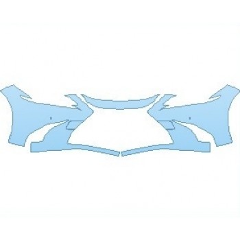 PAINT PROTECTION KIT - 2024 LEXUS ES 300H BUMPER WITH TOW COVERS - PRECUT PPF CLEAR BRA WRAP