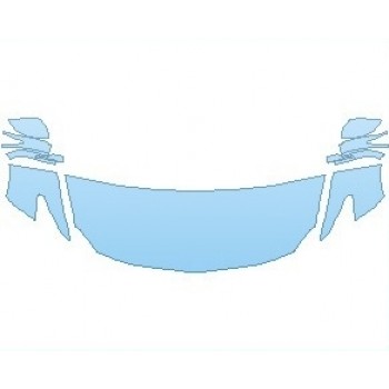 PAINT PROTECTION KIT - 2023 NISSAN MAXIMA SR HOOD (NO WRAPPED EDGES) - PRECUT PPF CLEAR BRA WRAP