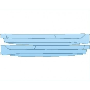 PAINT PROTECTION KIT - 2023 NISSAN MAXIMA PLATINUM RESERVE ROCKER PANELS - PRECUT PPF CLEAR BRA WRAP