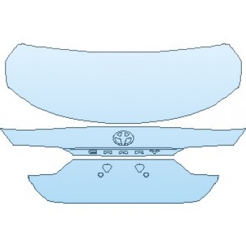 2021 TOYOTA CAMRY HYBRID LE REAR DECK LID 2021 TOYOTA CAMRY HYBRID LE REAR DECK LID