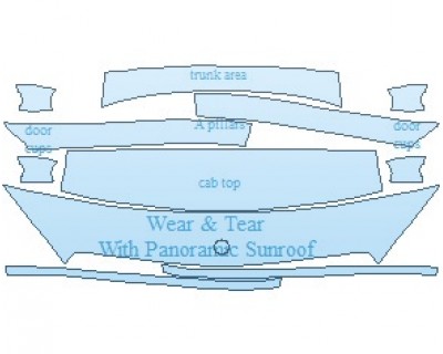 2021 MERCEDES C CLASS 300 SEDAN COMMON WEAR AREA KIT WITH PANORAMIC SUNROOF