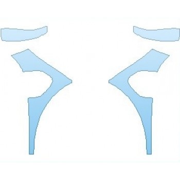 PAINT PROTECTION KIT - 2020 MINI COUNTRYMAN PLUG-IN HYBRID S E FULL FENDERS - INVISIBLEMASK - 3M PAINT PROTECTION