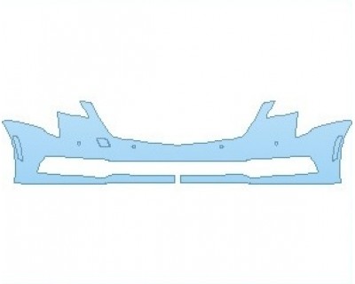 PAINT PROTECTION KIT - 2023 CADILLAC XTS V-SPORT PLATINUM BUMPER WITH SENSORS - PRECUT PPF CLEAR BRA WRAP