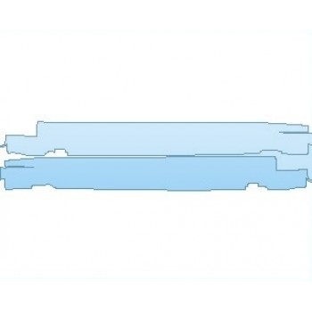 PAINT PROTECTION KIT - 2023 AUDI E-TRON GT PRESTIGE ROCKER PANELS - PRECUT PPF CLEAR BRA WRAP