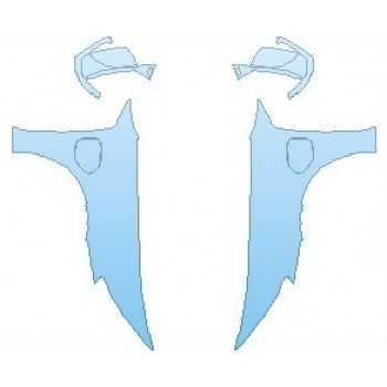 PAINT PROTECTION KIT - 2023 AUDI E-TRON GT PRESTIGE FULL FENDERS (WRAPPED EDGES) - PRECUT PPF CLEAR BRA WRAP