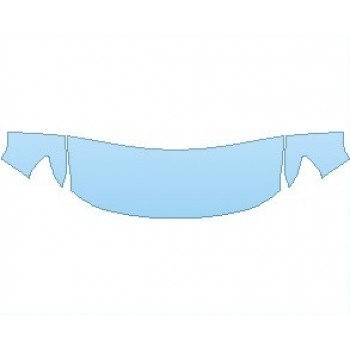 PAINT PROTECTION KIT - 2021 CHEVROLET COLORADO WT HOOD (NO WRAPPED EDGES) - PRECUT PPF CLEAR BRA WRAP