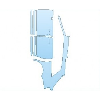 PAINT PROTECTION KIT - 2022 ROLLS ROYCE CULLINAN WAGON REAR QUARTER PANEL AND DOORS LEFT SIDE - PRECUT PPF CLEAR BRA WRAP