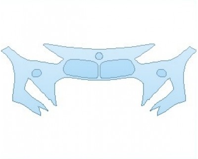 PAINT PROTECTION KIT - 2020 BMW X2 M SPORT X DESIGN BUMPER - INVISIBLEMASK - 3M PAINT PROTECTION