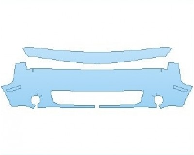 PAINT PROTECTION KIT - 2024 DODGE CHALLENGER SXT AWD BUMPER - PRECUT PPF CLEAR BRA WRAP