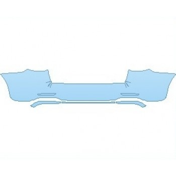 Precut PPF Kit – Clear Bra Paint Protection Film PAINT PROTECTION KIT - 2019 MERCEDES GLC CLASS 63 S AMG SUV REAR BUMPER KIT - PRECUT PPF CLEAR BRA WRAP