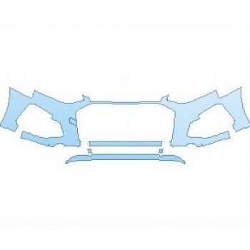 PAINT PROTECTION KIT - 2021 AUDI A4 S-LINE BUMPER - PRECUT PPF CLEAR BRA WRAP
