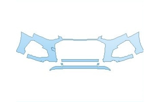 Precut PPF Kit – Clear Bra Paint Protection Film PAINT PROTECTION KIT - 2027 AUDI A4 S-LINE BUMPER - PRECUT PPF CLEAR BRA WRAP