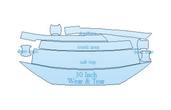 Precut PPF Kit – Clear Bra Paint Protection Film PAINT PROTECTION KIT - 2027 AUDI A4 S-LINE COMMON WEAR AREA KIT - PRECUT PPF CLEAR BRA WRAP
