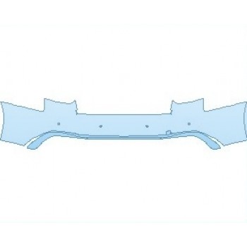 PAINT PROTECTION KIT - 2025 AUDI A4 S-LINE REAR BUMPER WITH SENSORS - PRECUT PPF CLEAR BRA WRAP