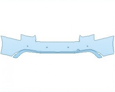 PAINT PROTECTION KIT - 2023 AUDI S4 PREMIUM REAR BUMPER WITH SENSORS - PRECUT PPF CLEAR BRA WRAP