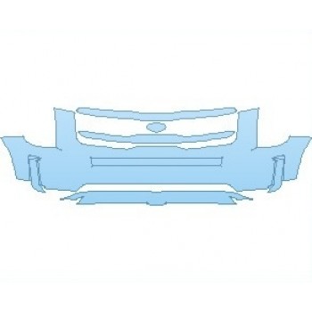 PAINT PROTECTION KIT - 2022 KIA TELLURIDE S BUMPER - PRECUT PPF CLEAR BRA WRAP