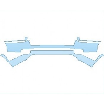 PAINT PROTECTION KIT - 2021 HYUNDAI PALISADE CALLIGRAPHY REAR BUMPER - PRECUT PPF CLEAR BRA WRAP