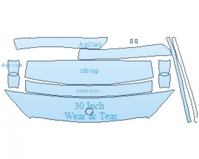 2023 MERCEDES GLC CLASS AMG GLC 63 SUV COMMON WEAR AREA KIT