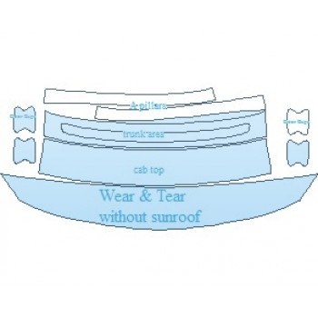 Precut PPF Kit – Clear Bra Paint Protection Film PAINT PROTECTION KIT - 2019 MERCEDES GLA CLASS 45 AMG COMMON WEAR AREA KIT - PRECUT PPF CLEAR BRA WRAP