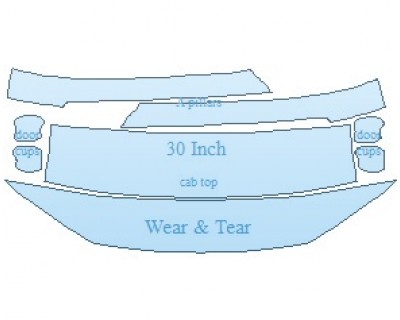PAINT PROTECTION KIT - 2024 AUDI SQ5 PREMIUM SPORTBACK COMMON WEAR AREA KIT - PRECUT PPF CLEAR BRA WRAP