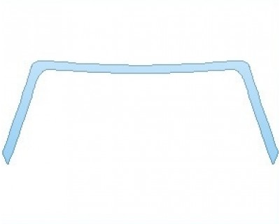 PAINT PROTECTION KIT - 2019 PORSCHE 911 CARRERA 4 TARGA A PILLARS ONE PIECE - PRECUT PPF CLEAR BRA WRAP