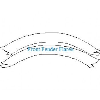 2023 FORD BRONCO OUTER BANKS 2 DOOR FRONT FENDER FLARES