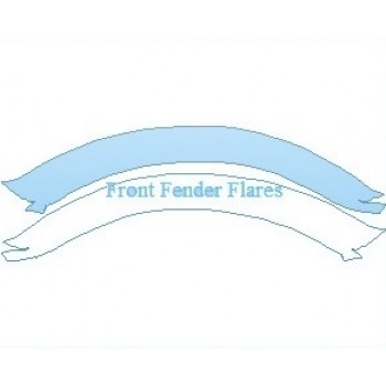 PAINT PROTECTION KIT - 2024 FORD BRONCO OUTER BANKS 2 DOOR FRONT FENDER FLARES - PRECUT PPF CLEAR BRA WRAP