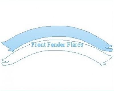 PAINT PROTECTION KIT - 2024 FORD BRONCO OUTER BANKS 2 DOOR FRONT FENDER FLARES - PRECUT PPF CLEAR BRA WRAP