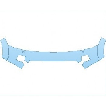 PAINT PROTECTION KIT - 2020 LAND ROVER LR4 HSE LUX  BUMPER WITH WASHERS - PRECUT PPF CLEAR BRA WRAP