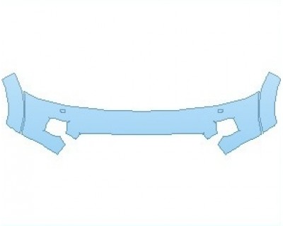 PAINT PROTECTION KIT - 2020 LAND ROVER LR4 HSE  BUMPER WITH WASHERS - PRECUT PPF CLEAR BRA WRAP