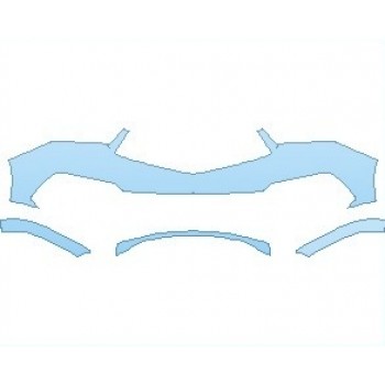PAINT PROTECTION KIT - 2021 ACURA MDX A-SPEC BUMPER - PRECUT PPF CLEAR BRA WRAP