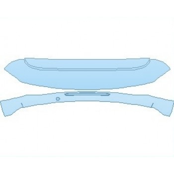 PAINT PROTECTION KIT - 2021 ACURA MDX A-SPEC SPOILER - PRECUT PPF CLEAR BRA WRAP