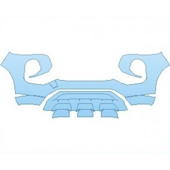 PAINT PROTECTION KIT - 2024 MITSUBISHI OUTLANDER SEL  BUMPER - PRECUT PPF CLEAR BRA WRAP