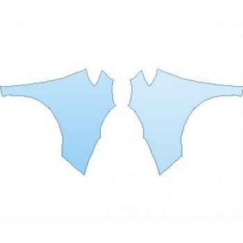 PAINT PROTECTION KIT - 2022 CHEVROLET SPARK LS FULL FENDERS (NO WRAPPED EDGES) - PRECUT PPF CLEAR BRA WRAP