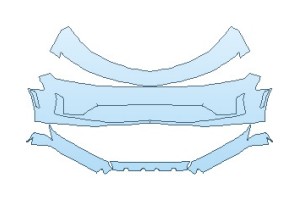 2027 CHEVROLET CAMARO 1LT CONVERTIBLE BUMPER WITH FRONT SPLITTER