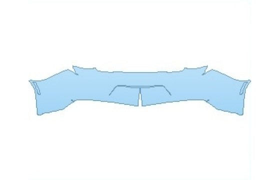 PAINT PROTECTION KIT - 2027 CHEVROLET CAMARO 1LS CONVERTIBLE REAR BUMPER - PRECUT PPF CLEAR BRA WRAP