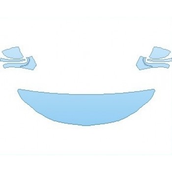 Precut PPF Kit – Clear Bra Paint Protection Film PAINT PROTECTION KIT - 2021 CHEVROLET TRAILBLAZER ACTIV HOOD 18 INCH (NO WRAPPED EDGES) - PRECUT PPF CLEAR BRA WRAP